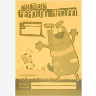 Silvine Childrens Reading Record Book A5 40 Pages Featuring 200 Records Yellow (Pack 25) - EX210 22009SC