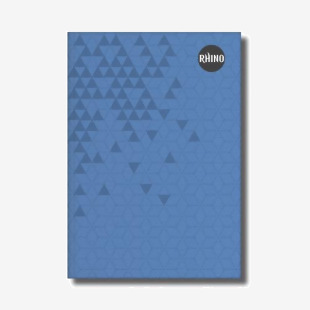 Rhino A5 Casebound Book 192 Page Feint Ruled 8mm (Pack 5) - RCBA5B-8 14846VC