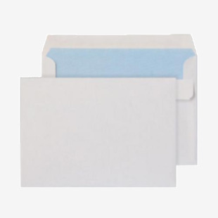 Blake Everyday Envelopes C6 White Wallet Plain Self Seal 90gsm 114x162mm (Pack 50) - 260250 PR 35148BL