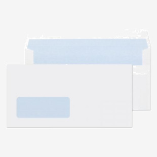 ValueX Everyday Envelopes DL White Wallet Window Self Seal 80gsm 110x220mm (Pack 1000) - FL2884 40037BL