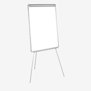 Bi-Office Easy Tripod Flipchart Easel Magnetic 600x850mm Grey - EA4606045 45186BS