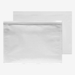 Blake Packaging Envelopes C4 Document Enclosed Wallet Plain Clear Peel and Seal 30mu 328x245mm (Pack 500) - PDE50 13777BL