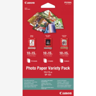 Canon VP-101 Photo Paper Variety Pack 10cm x 15cm 20 sheets - 0775B078 CAVP10110X15