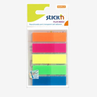 ValueX Index Flags Repositionable 12x45mm 5x25 Flags Neon Assorted Colours (Pack 125) 21050 42060HP