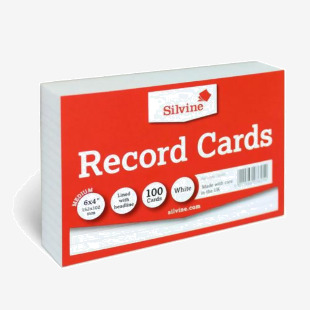 ValueX Record Cards Ruled 152x102mm White (Pack 100) - 564W 70414SC