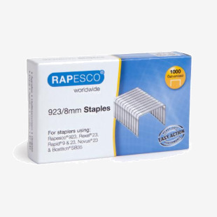 Rapesco 9238mm Galvanised Staples (Pack 1000) - 1236 29450RA