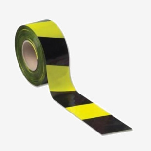 ValueX Barrier Tape 75mmx500m YellowBlack - 006-0107 44703LM