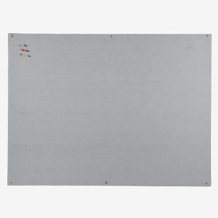 Bi-Office Grey Felt Noticeboard Unframed 900x600mm - FB0742397 45501BS