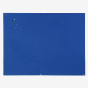 Bi-Office Blue Felt Noticeboard Unframed 900x600mm - FB0743397 45508BS