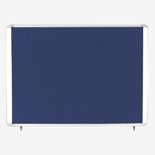 Bi-Office Outdoor Blue Felt Lockable Noticeboard Display Case 8 x A4 978x670mm - VT350607760 46054BS