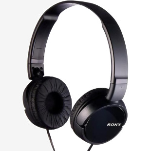 Sony MDR-ZX110 Wired 3.5mm Connector Overhead Black Headphones 8SO10365091