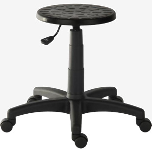 Polly PU Stool Black - 1850 13194TK