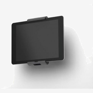 Durable Aluminium WALL Mounted Tablet Holder for 7-13 inch Devices with Anti Theft Lock & 360 Degree Rotation - 893323 10461DR