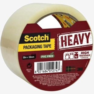 Scotch Secure Seal Packaging Tape Transparent 50mm x 50m (Pack 1) - 7100300849 38949MM