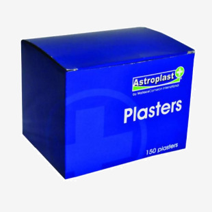 Astroplast Plasters Blue Assorted Sizes (Pack 150) - 1213001 11607WC