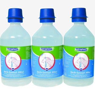 Astroplast Saline Eye Wash 500ml Bottle (Pack 3) - 1047009 11663WC