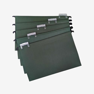 ValueX Foolscap Suspension File Manilla V Base Green (Pack 10) - FP10FS 14480CA