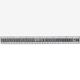 ValueX Plastic Shatter Resistant Ruler 30cm Clear - 796000SINGLE 18974HA