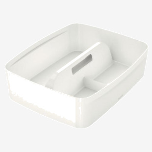 Leitz MyBox WOW Organiser Tray with Handle Large White 53220001 11823AC