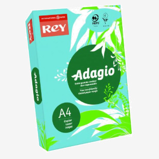 Rey Adagio Paper A4 80gsm Bright Blue (Ream 500) RYADA080X421 83945PC