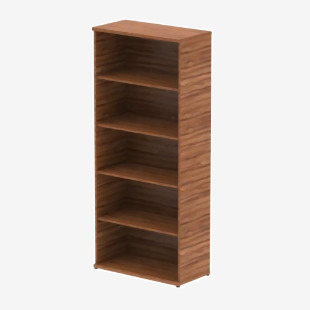 Dynamic Impulse 2000mm Bookcase Walnut I000112 25222DY