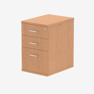 Dynamic Impulse 600mm Deep Desk High Pedestal Oak I000777 23864DY