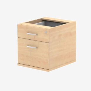 Dynamic Impulse 2 Drawer Fixed Pedestal Maple I001641 25096DY