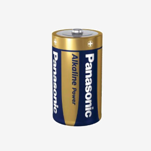 Panasonic Bronze Power D Alkaline Batteries (Pack 2) - PANALR20B2-APB 55476AA