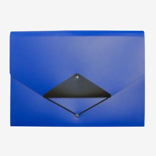 Expanding File 13 Pocket Triangle Flap Blue - EXPTFBL 27005CA