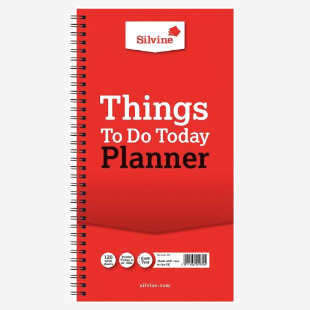 Silvine Luxpad Wirebound Things To-Do Book 280 x 150mm 120 Sheets Blue (Pack 5) - 221 66823SC