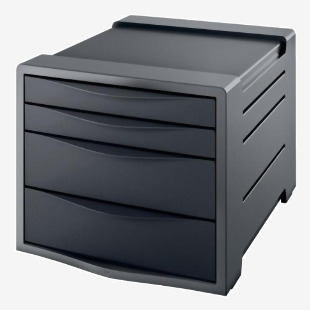 Rexel Choices Drawer Cabinet (GreyBlack) 2115609 77239AC