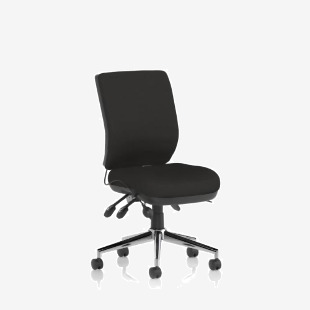 Chiro Medium Back Chair Black OP000247 58391DY