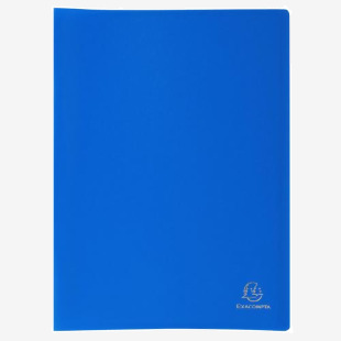 Exacompta A4 Display Book Soft Eco Polypropylene 20 Pocket Blue - 8522E 74481EX