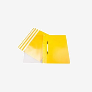 ValueX Report File Polypropylene A4 Yellow (Pack 25) - 8020690 33489PF