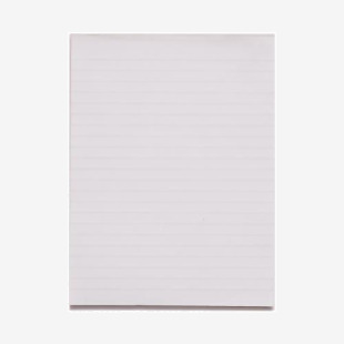 Rhino 8 x 6 Memo Pad 80 Leaf Ruled 8mm Feint Lines F8 (Pack 10) - ES5F-0 14496VC