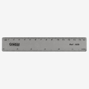 ValueX Plastic Ruler 15cm Clear - 8200062 18995HA