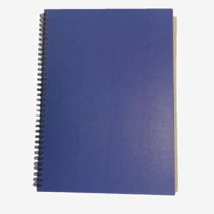 ValueX A4 Wirebound Hard Cover Notebook Ruled 160 Pages Blue 67932VC