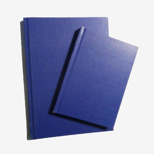 ValueX A6 Casebound Hard Cover Notebook Ruled 192 Pages Blue 67925VC