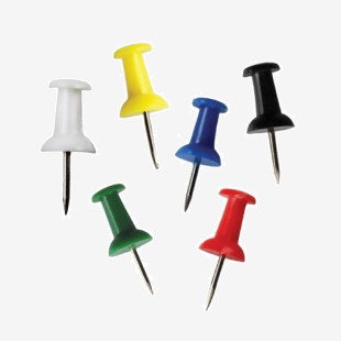 ValueX Push Pin Assorted Colours (Pack 25) - 20461 71166WH