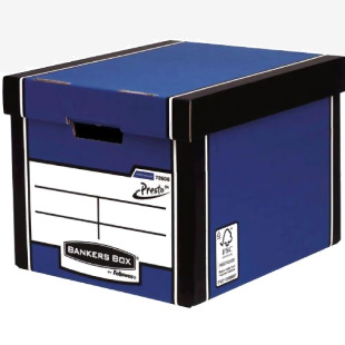 Fellowes Premium Tall Archive Box Blue (Pack 5) 7260618 37573FE