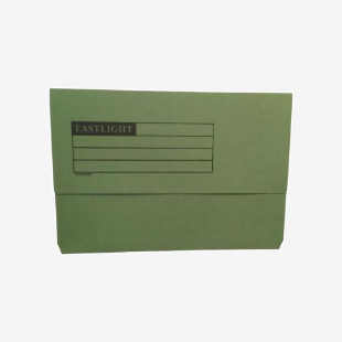 ValueX Document Wallet Manilla Foolscap Half Flap 250gsm Green (Pack 50) - 45914DENT 84939PG