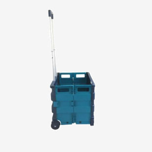 SECO Collapsible Shopping Cart BlueBlack - ZY-LC-BLUA 24618SS