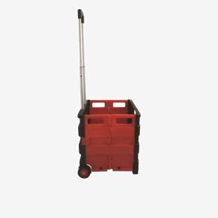 SECO Collapsible Shopping Cart RedBlack - ZY-LC-BR 24625SS