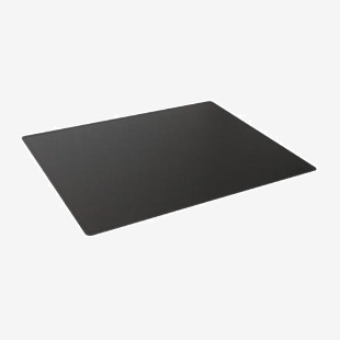 Durable Desk Mat Non-Slip With Contoured Edges PP 53x40cm Black - 713201 55887DR