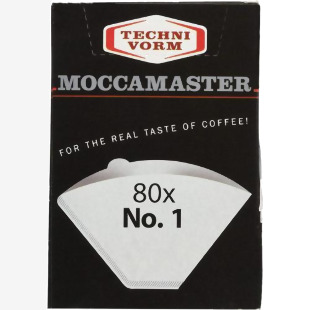 Moccamaster Coffee Paper Filter Number 1 80 Pieces 8MM85090