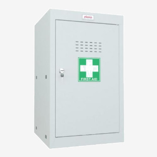 Phoenix MC Series Size 3 Cube Locker in Light Grey with Key Lock MC0644GGK 58605PH