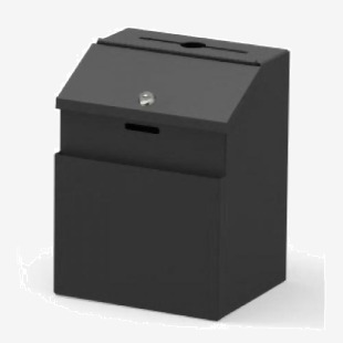 Twinco Metal Suggestion Ballot Charity Box - TW52111 26671PL