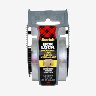 Scotch Box Lock Packaging Tape 195-EF 48 mm x 20.3 m (Pack 1 Roll with Dispenser) 7100263095 39250MM