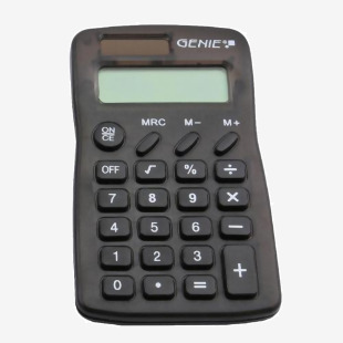 ValueX 8 Digit Pocket Calculator Black 12592 17515LM