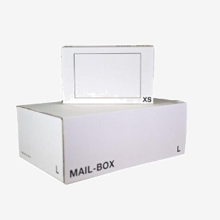 LSM Standard Mailing Box 245 x 145 x 43mm XSmall White (Pack 20) - 212111020 10121LM